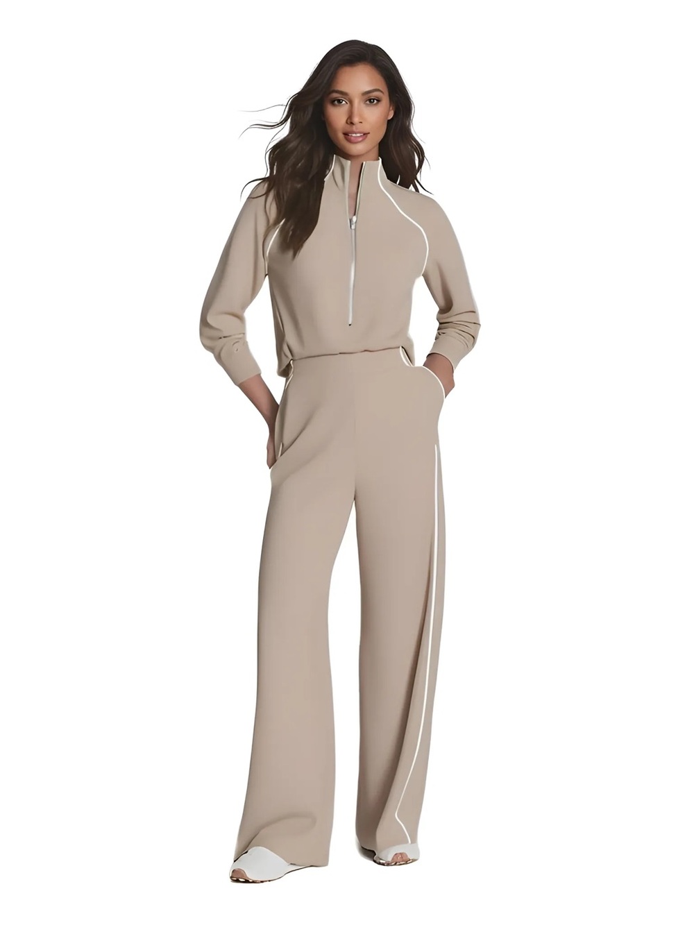 SPANX Air Essentials Pique Track Set - Ashwood